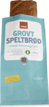 Coop Grovt Speltbrød Trine Dahlmo 650g
