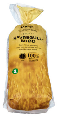 Coop Havregullbrød Skåret 750g