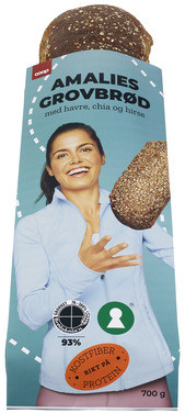 Coop Amalies Grovbrød 700g