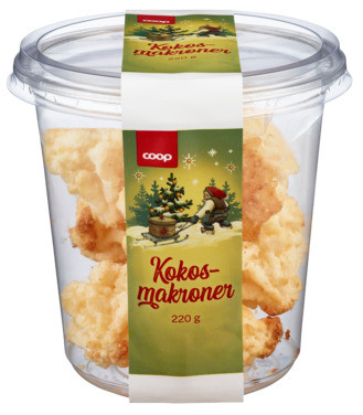 Coop Kokosmakroner 220g