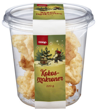 Coop Kokosmakroner 220g