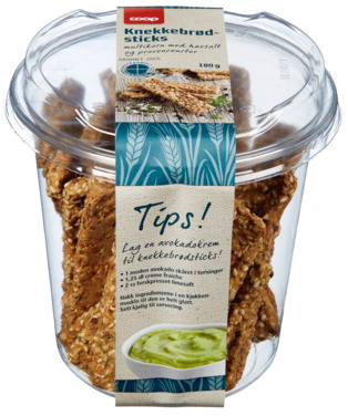 Coop Knekkebrødsticks Multikorn med Havsalt og Provenceurter 180g