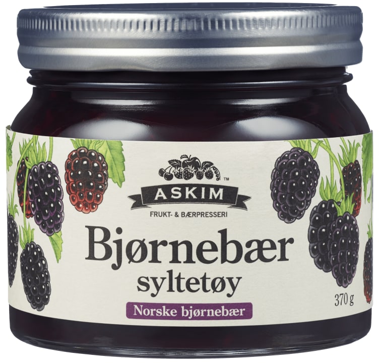 Bjørnebærsyltetøy 370g Askim