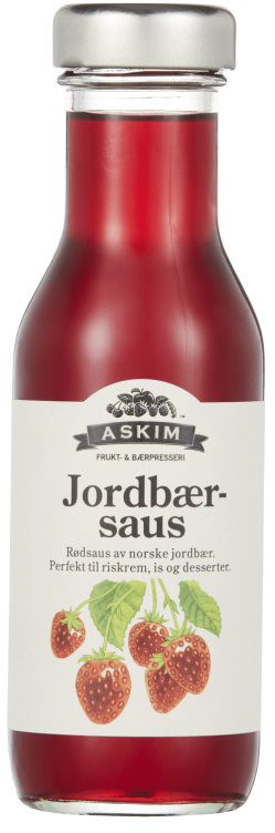 Jordbærsaus 250ml Askim