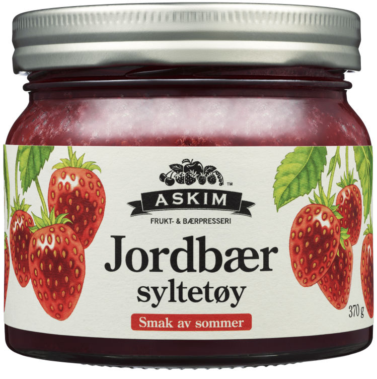 Jordbærsyltetøy 370g Askim