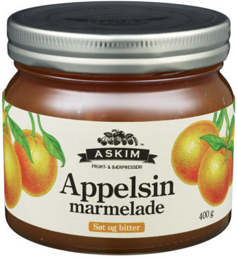 Appelsinmarmelade 400g Afb