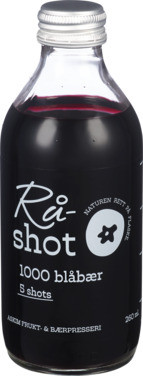 Råshot Blåbær 260ml Afb