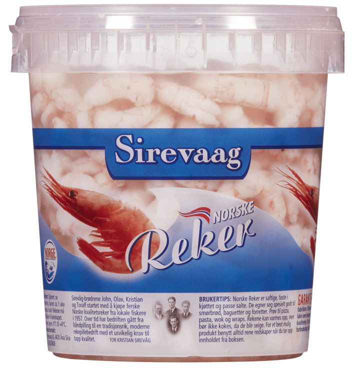 Reker i Lake 450g Sirevaag