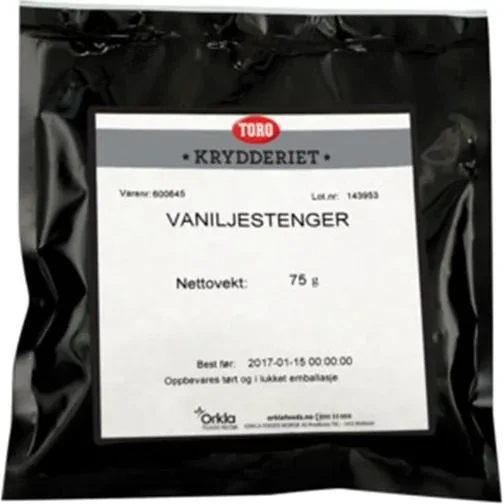 Vaniljestenger 25stk