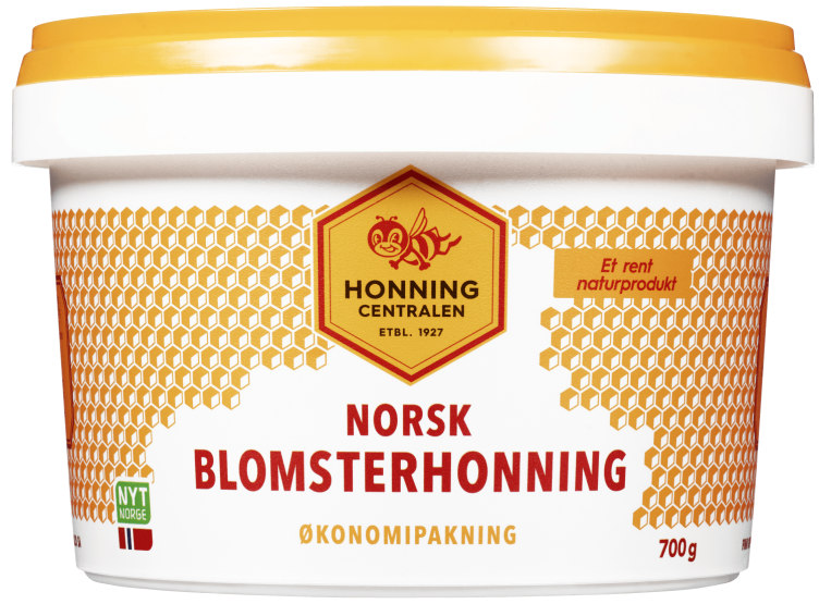 Norsk Honning Stor 700g Honningcentralen