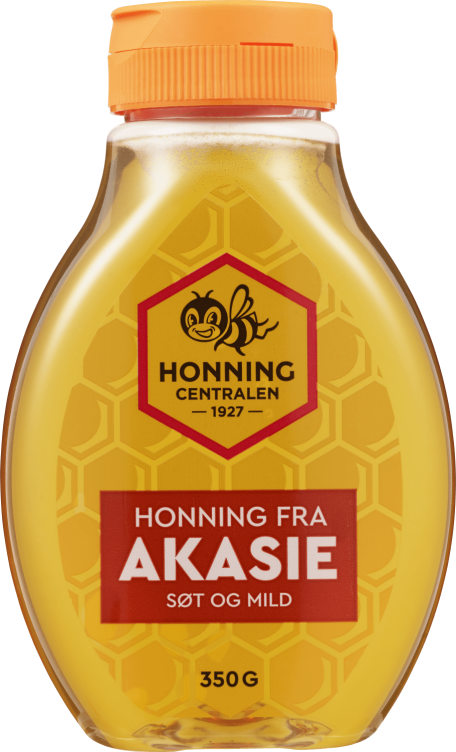 Akasiehonning Flytende 350g Honningcentralen