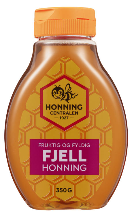 Fjellhonning Flytende 350g Honningsentralen