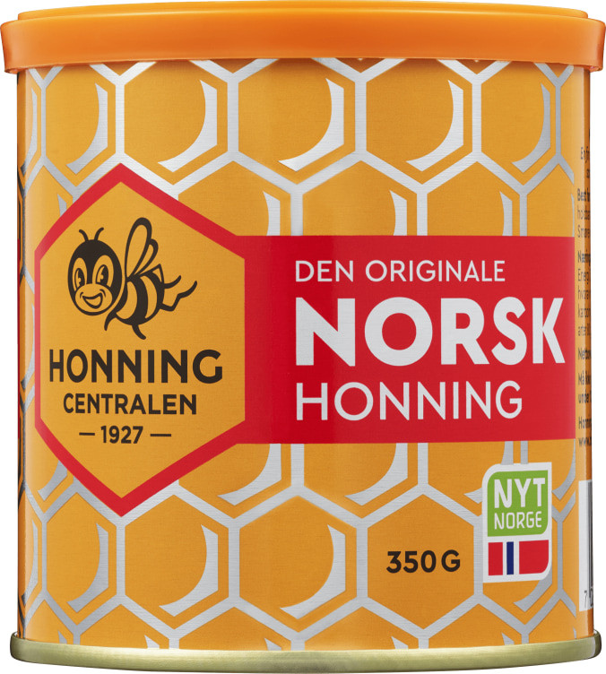 Honning Ekte Norsk 350g Honningcentralen