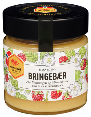 Honning Bringebær Norsk, Honningcentralen, 270g