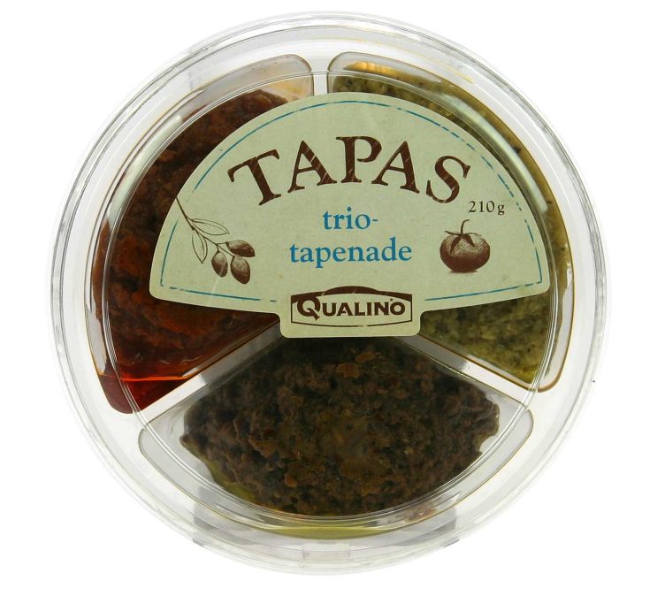 Tapenade Trio 210g Tapas Qualino