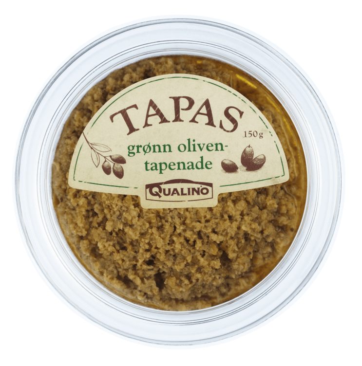 Tapenade Oliven Grønn 150g Tapas Qualino