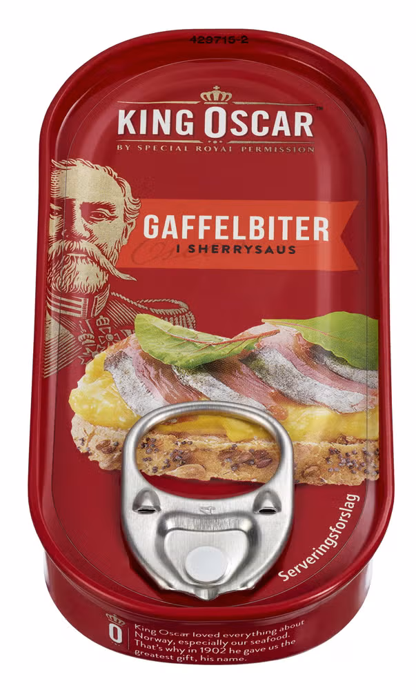 Gaffelbiter Sherry 50g King Oscar