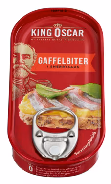 Gaffelbiter i Sherrysaus 50 g