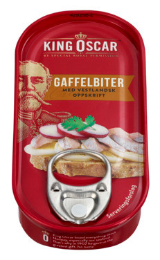 King Oscar Gaffelbiter med Vestlandsk Oppskrift