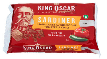 King Oscar Sardiner Tomat & Chili