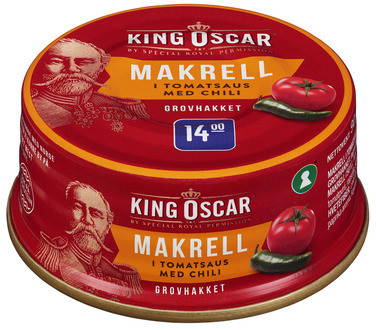 Grovrevet Makrell Chili 90g