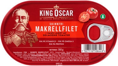 Skinnfri Makrellfilet 160g