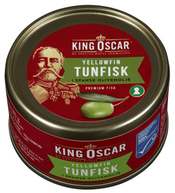 King Oscar Tunfisk Msc i Olivenolje 85g