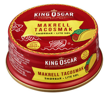 King Oscar Smørbar Makrell Tacosmak 90g