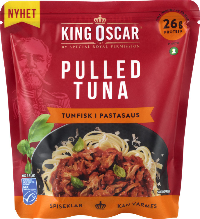 Pulled Tuna Pastasaus 200g King Oscar