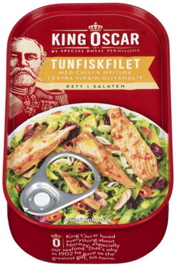 Tunfiskfilet Chiligarlic 115g King Oscar