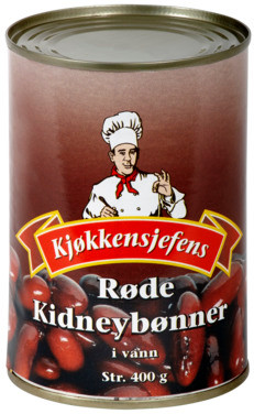 Røde Kidneybønner 400g Kjøkkensjef