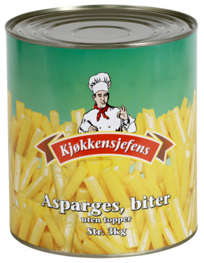 Asparges Biter u/Topp 2850g Kjøkkensjefens