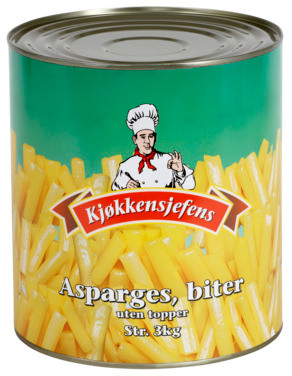 Asparges Biter u/Topp 2850g Kjøkkensjefens