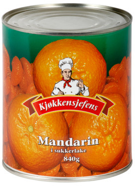 Mandariner 820g Kjøkkensjefens