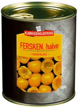 Fersken Halve 820g Kjøkkensjefens