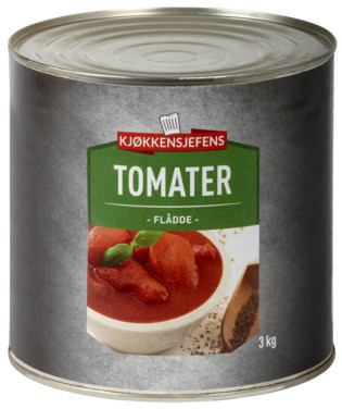 Tomater Flådde 2500g Kjøkkensjefens