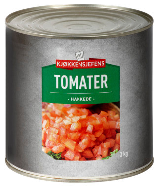 Tomater Hakkede 2550g Kjøkkensjefens