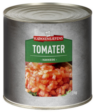 Tomater Hakkede 2550g Kjøkkensjefens