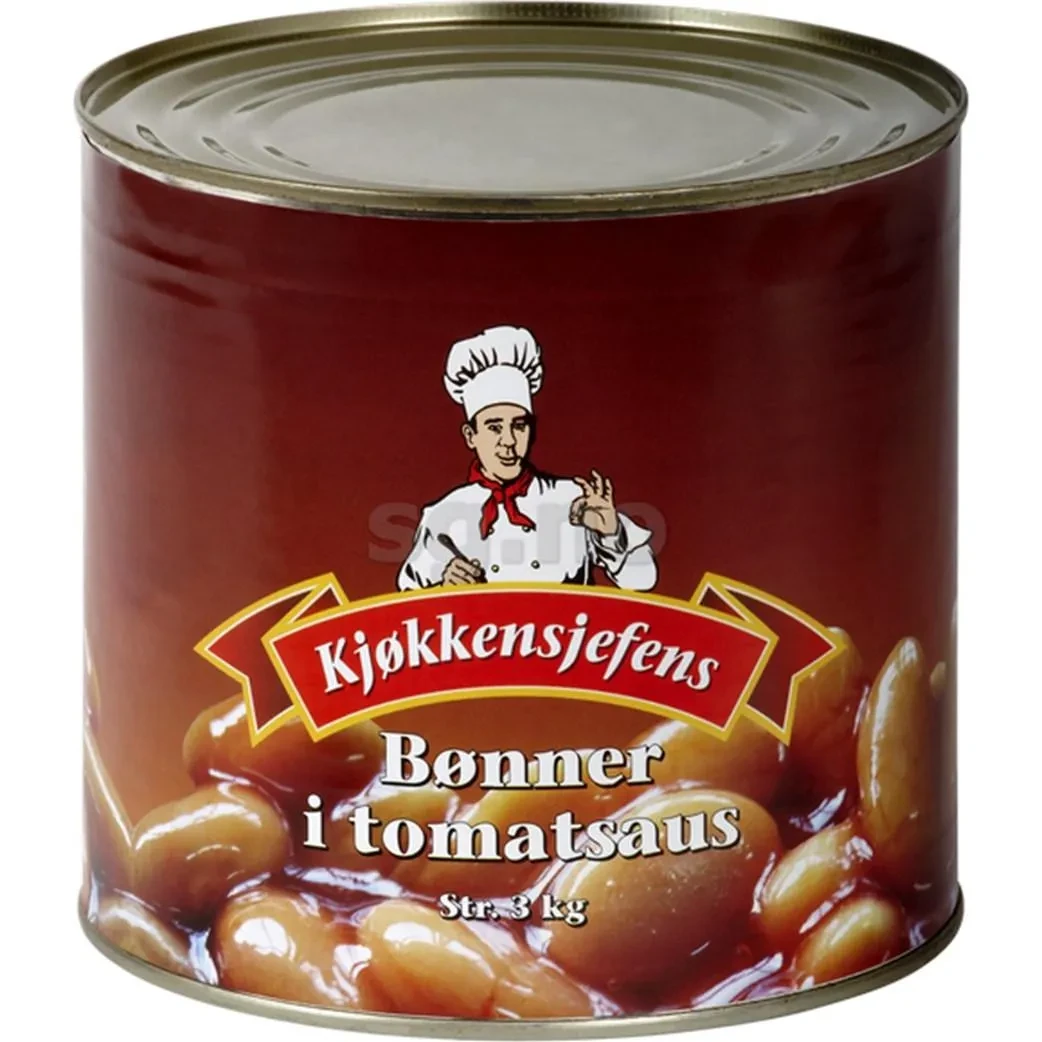 Bønner I Tomatsaus Ks 3kg