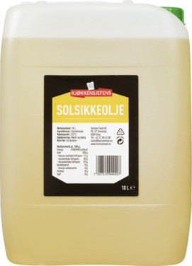 Solsikkeolje Kjøkkensjefens 10l Kanne