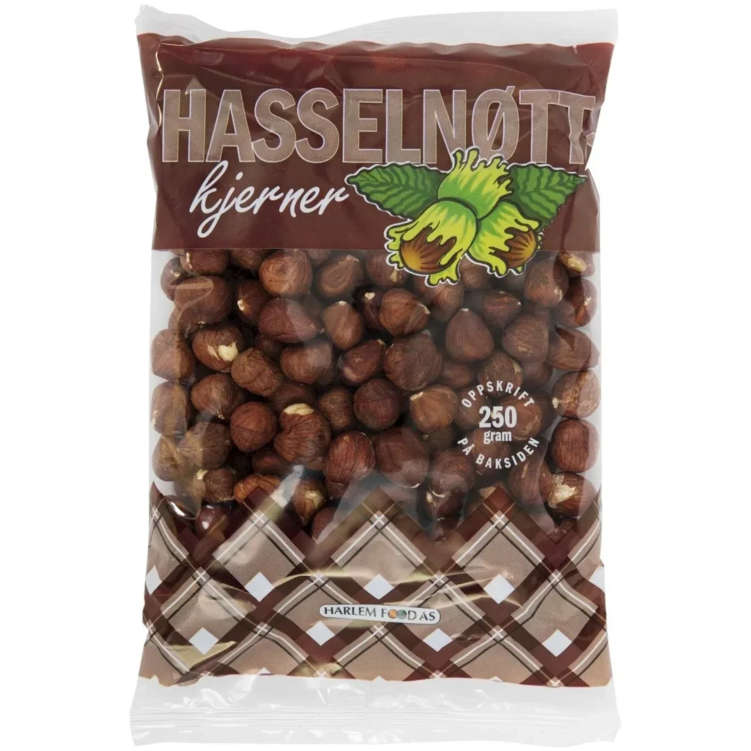 Hasselnøttkjerner 250g