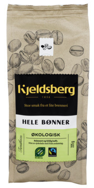 Kaffe Økologisk Ft Hel 225g