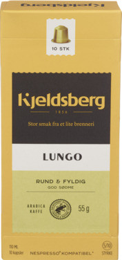 Kaffekapsler Lungo Kjeldsberg