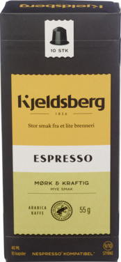 Kaffekapsel Espresso Kjeldsberg