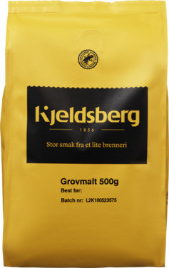 Kaffe Grovmalt 500g Kjeldsberg