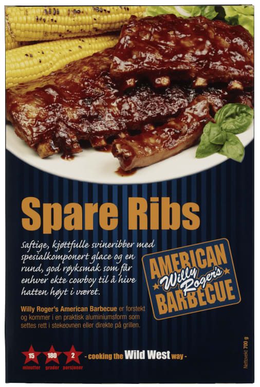 Spareribs 800g American Bbq