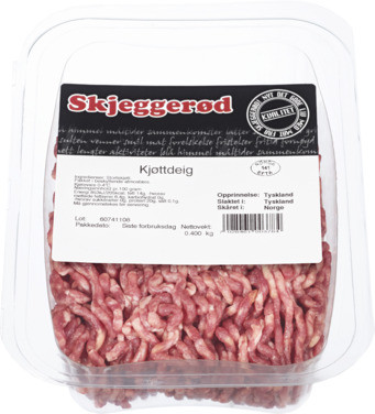 Kjøttdeig 400g Skjeggerød Import