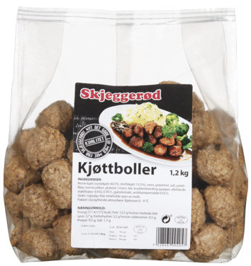 Kjøttboller 1,2kg Skjeggerød