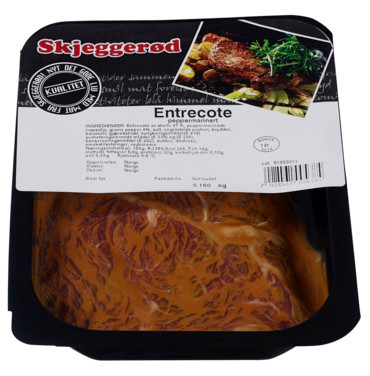 Sf Entrecote Pepper 160g Skjeggerød