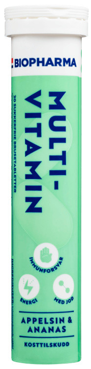 Multivitamin Brusetablett Appelsin/Ananas